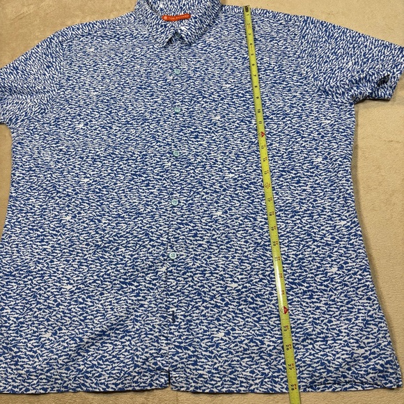 Tori Richard "Shark Tank" AOP Hawaiian Cotton Button Down Mens XL - Picture 6 of 6